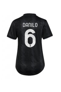 Juventus Danilo #6 Voetbaltruitje Uit tenue Dames 2022-23 Korte Mouw
